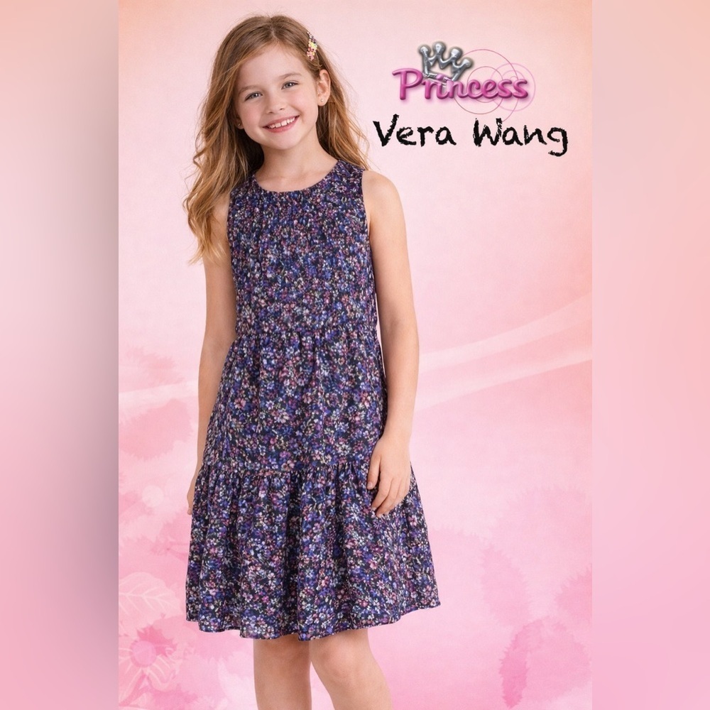 Girls xL Slip-On floral dress
